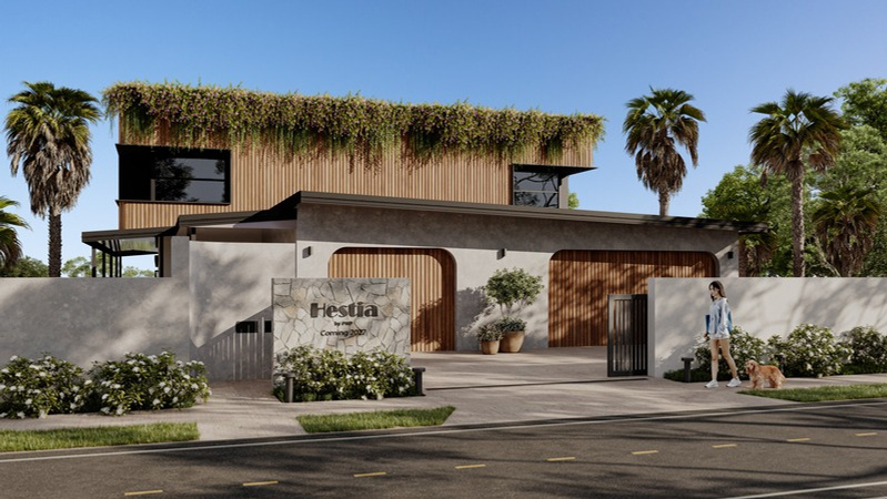 Exterior of Apollo Apartments by PNP
