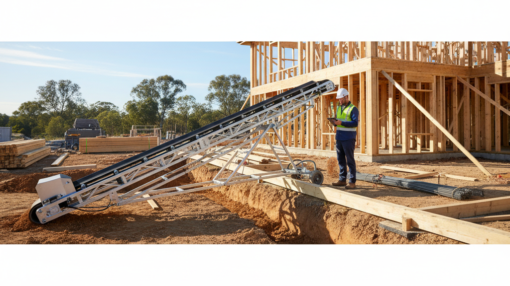 Benefits of Portable Conveyor Hire for Residential Builds in Australia